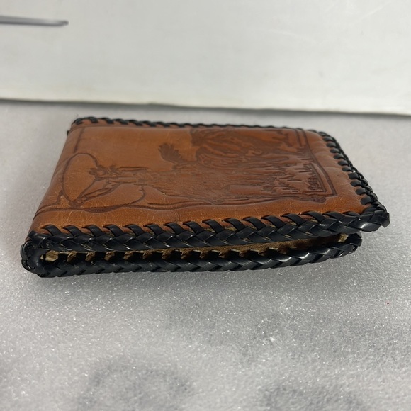 Gene Autry Men’s Cowboy hunting Cow Leather Wallet - Picture 9 of 12